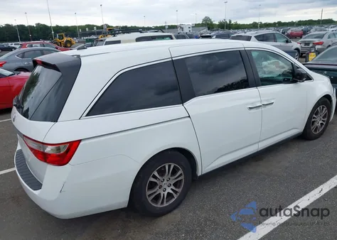 2012 Honda Odyssey Ex-L из США, поврежденный, VIN 5FNRL5H60CB070401
